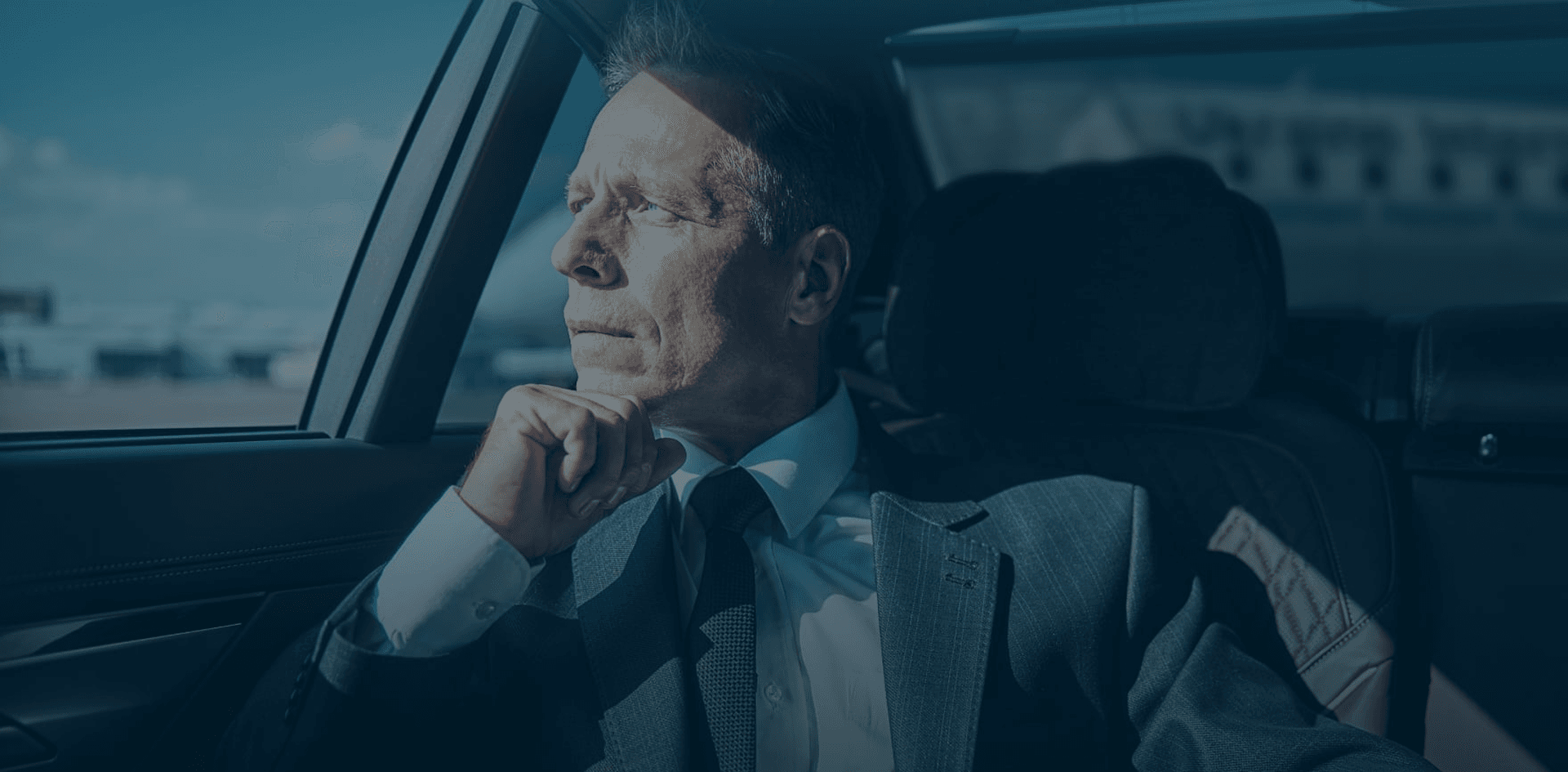 Car rental service background